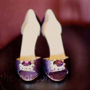 Purple Bridal Shoes