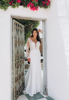 Stella York 8028 Fit-and-Flare Wedding Dress