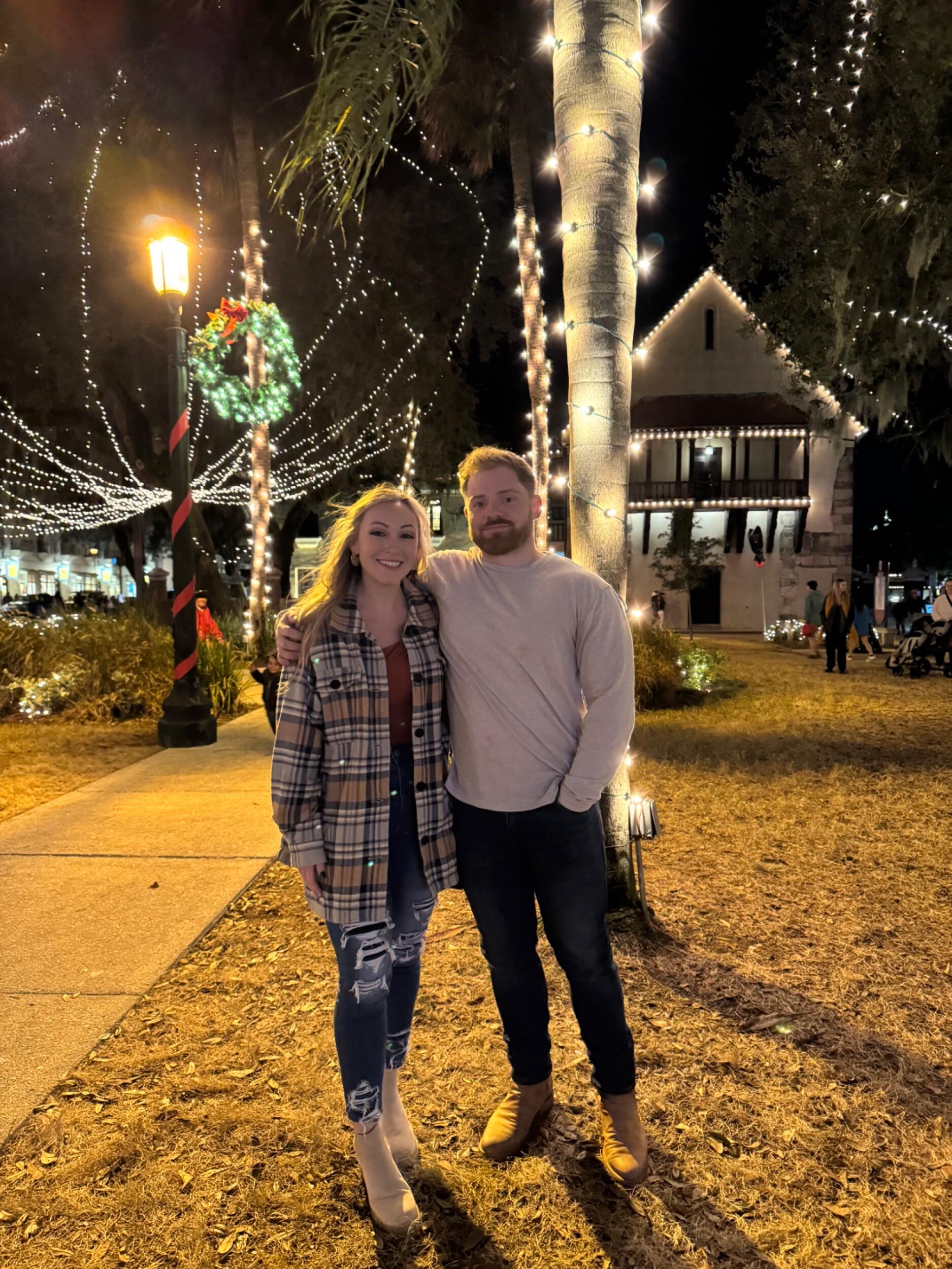 within the month, Grant was flying to Florida to visit his "brother and sister in law".
it was on this trip Grant and Victoria officially became a couple!