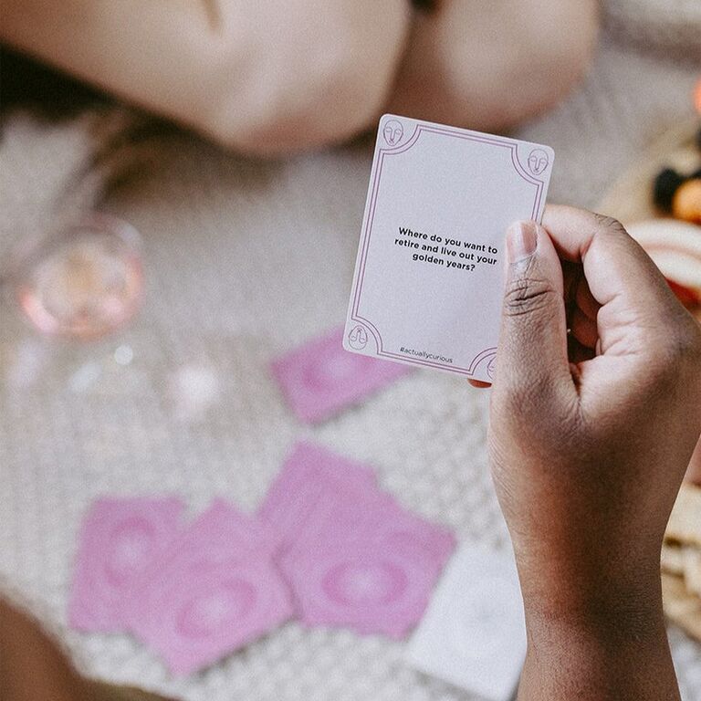 Conversation card deck nontraditional bridesmaid gift idea