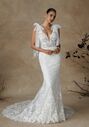 Justin Alexander Gretchen Fit-and-Flare Wedding Dress - thumbnail - 5