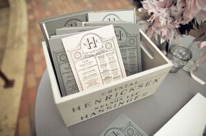 Vintage Style Wedding Programs