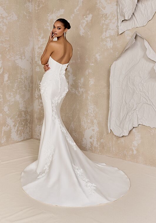 Justin Alexander Signature Dickinson Fit-and-Flare Wedding Dress - 5