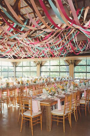 Whimsical Audubon Pavilion Reception