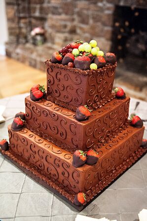 Chocolate-Covered Strawberry Cake