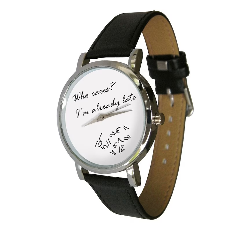 Funny novelty watch from Etsy for your 15th wedding anniversary