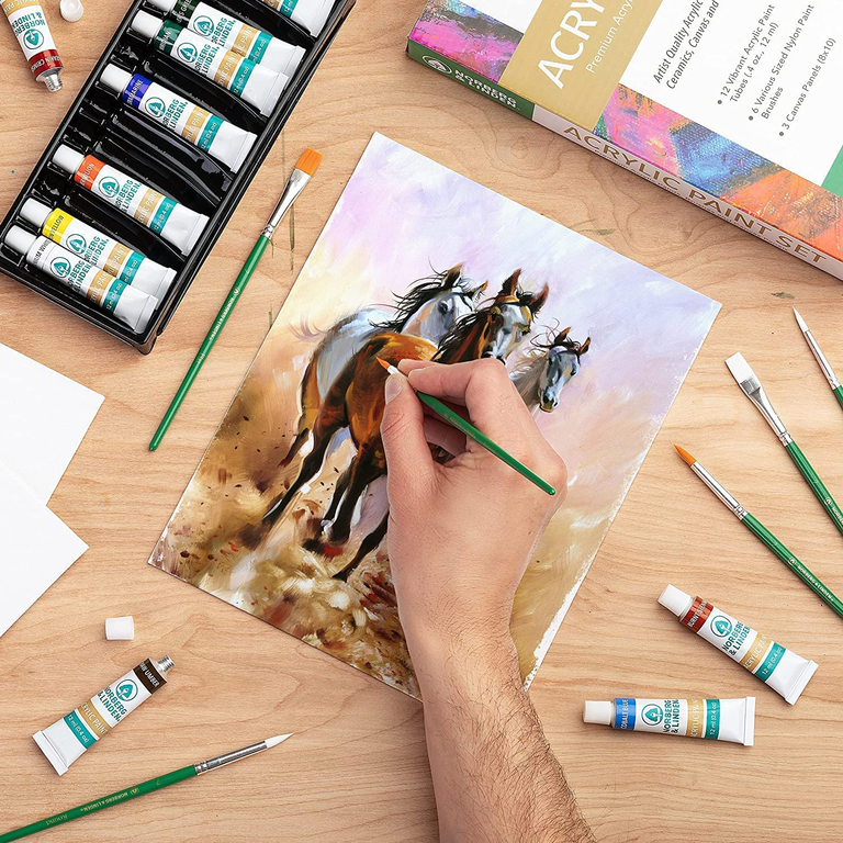 Painting set from Amazon for the best 19th wedding anniversary gift