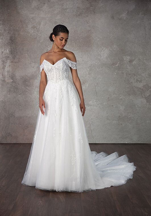 Essense of Australia D4098 A-Line Wedding Dress - 5