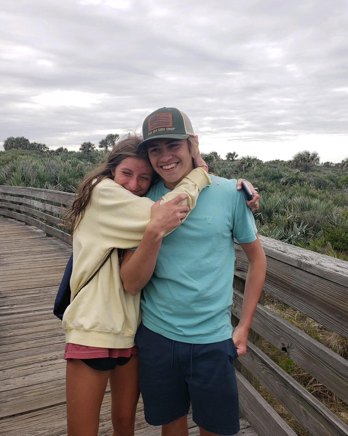 First tropical vacation together! My senior year spring break! 