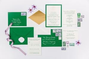 Irish Family Crest Custom-Made Wedding Invitations