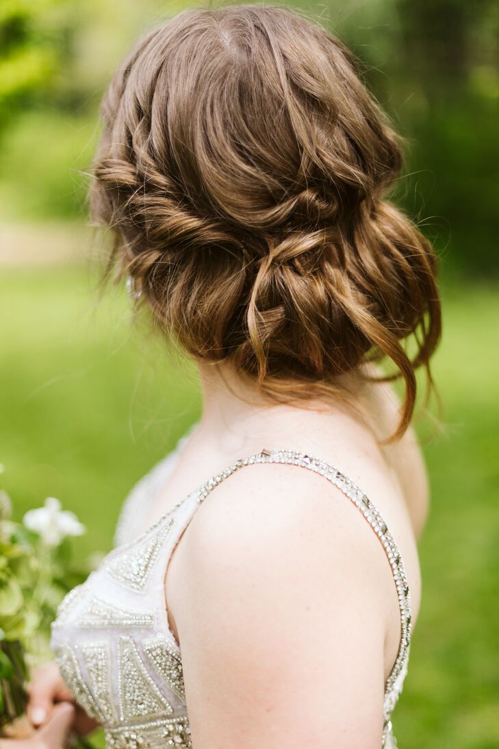 Romantic and Natural Updo Hairstyle