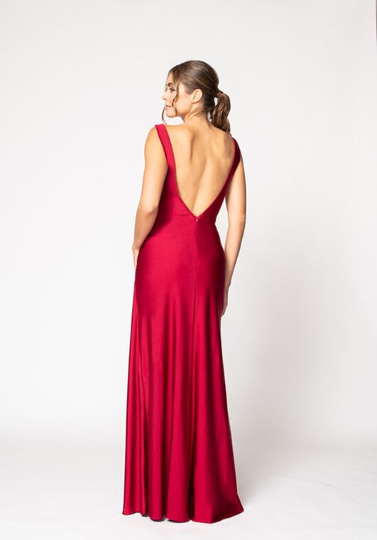 Bari Jay Bridesmaids 2201 V-Neck Bridesmaid Dress - 2