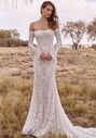 La Perle LP2558 Peregrine Sheath Wedding Dress - thumbnail - 5