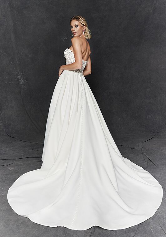 Justin Alexander Signature Boxwood Ball Gown Wedding Dress - 3