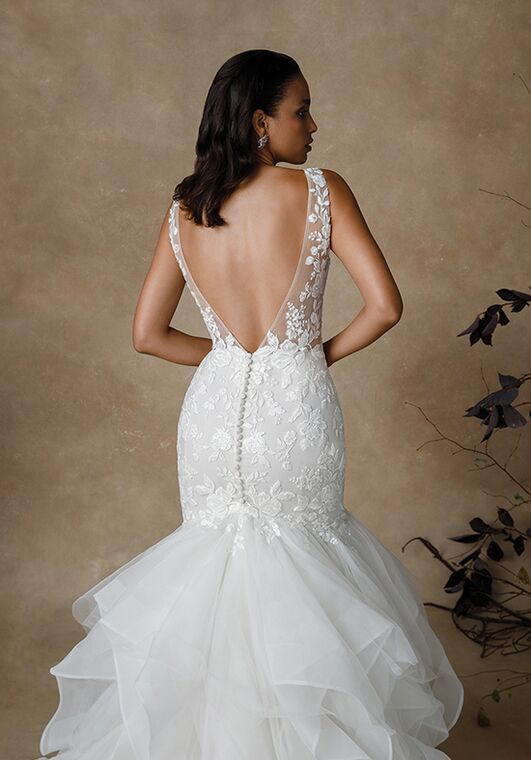 Justin Alexander Gracelyn A-Line Wedding Dress - 4