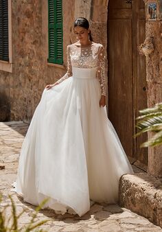 Simply Val Stefani Azul A-Line Wedding Dress