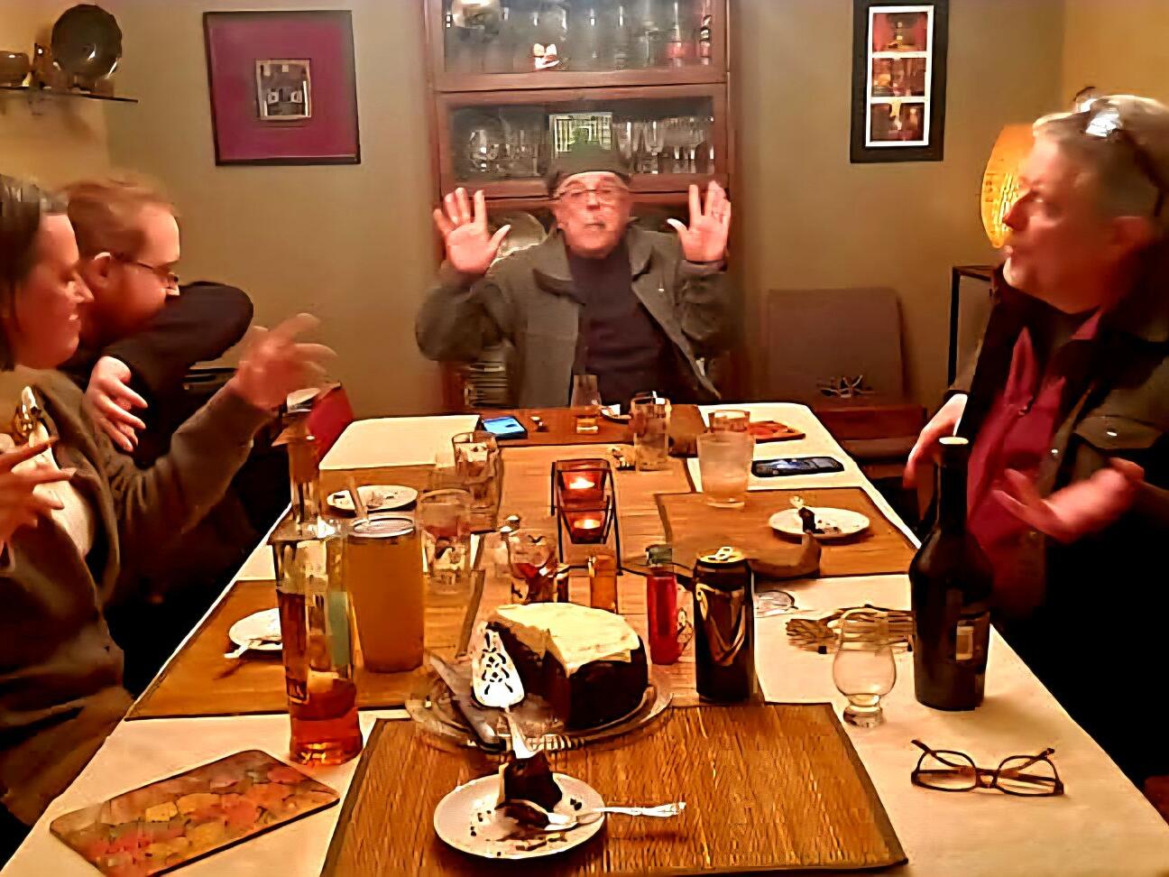 Picture of Scott's Birthday Later In April Gave Nate The Chance To Meet Adam