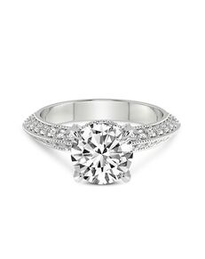 Friendly Diamonds Glamorous Princess, Asscher, Cushion, Emerald, Heart, Marquise, Pear, Radiant, Round, Oval Cut Engagement Ring