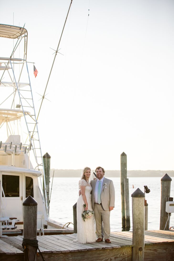 Jill Garry (30 and a merchandise planner for Saks Fifth Avenue) and Conor Sullivan’s  (34 and a merchant mariner) wedding had an elegant nautical vibe