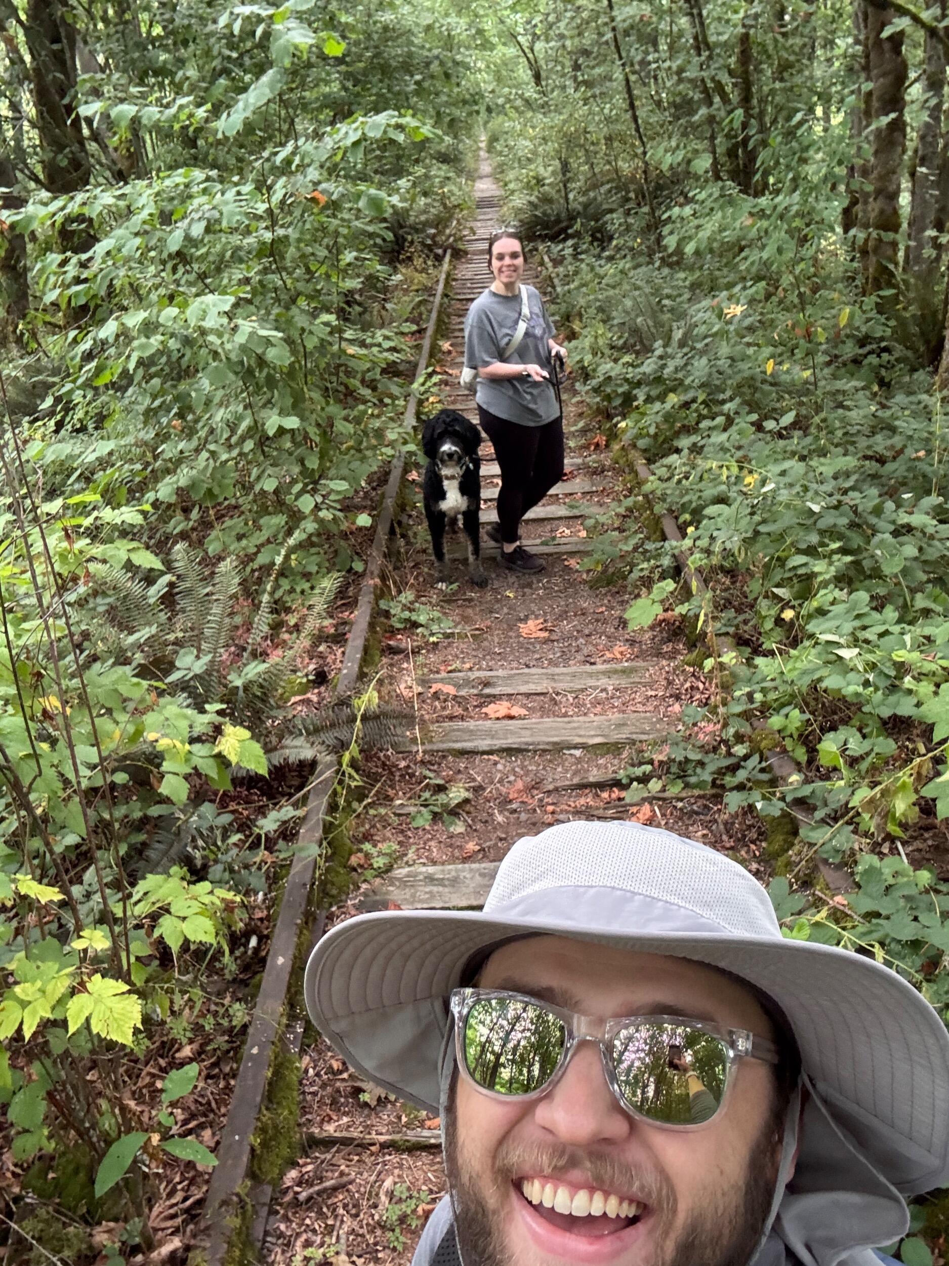 One of our many hikes as a family. 