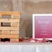 Paper and Wood Reception Decor