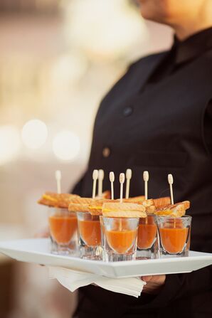 Grilled Cheese and Tomato Soup Hors D'oeuvres