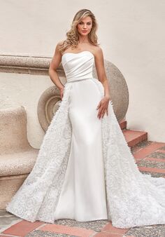 Jasmine Couture Dakota Fit-and-Flare Wedding Dress