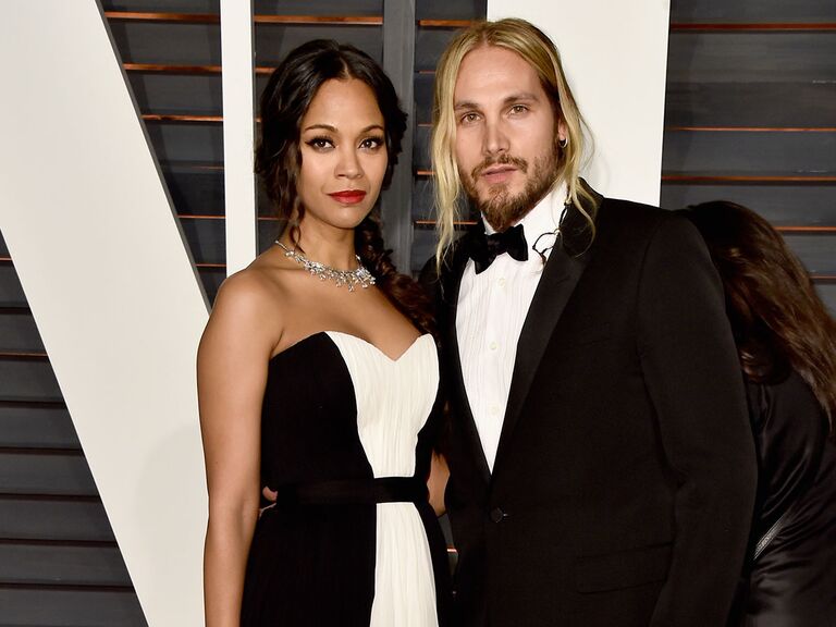  Zoe Saldana and Marco Perego Saldana