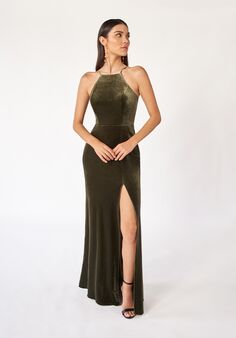 B2 Bridesmaids by Jasmine B263060 Halter Bridesmaid Dress