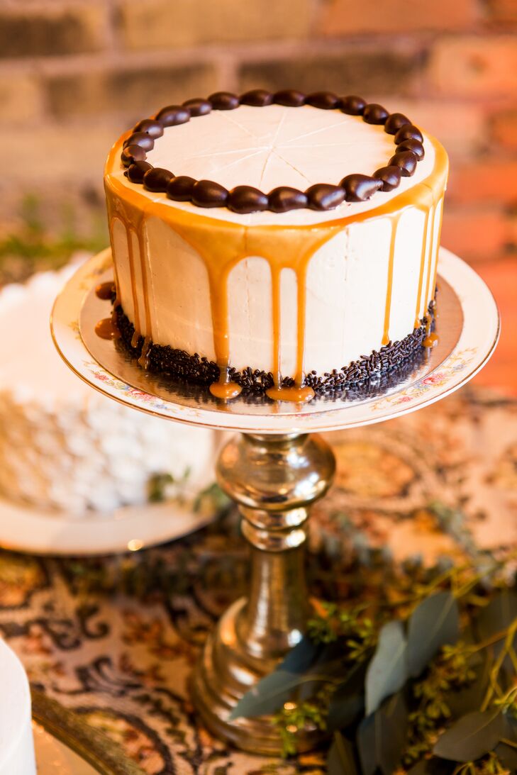 A selection of cakes were prepared by Nichole’s Fine Pastry in downtown Fargo. Each featured a different design and flavor.