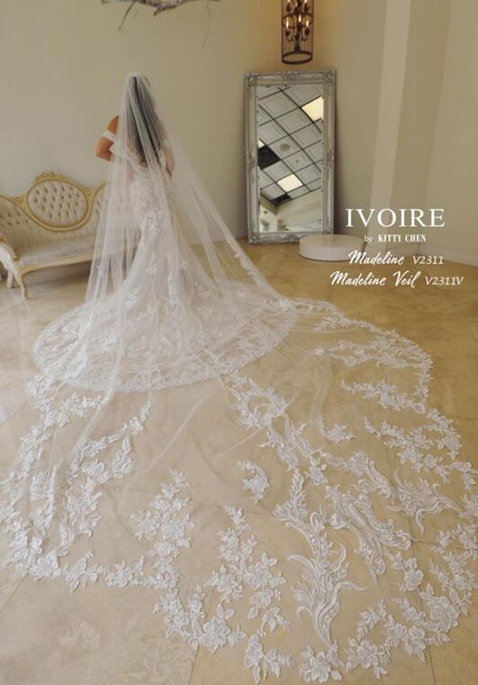 IVOIRE by KITTY CHEN MADELINE, V2311 Fit-and-Flare Wedding Dress - 3