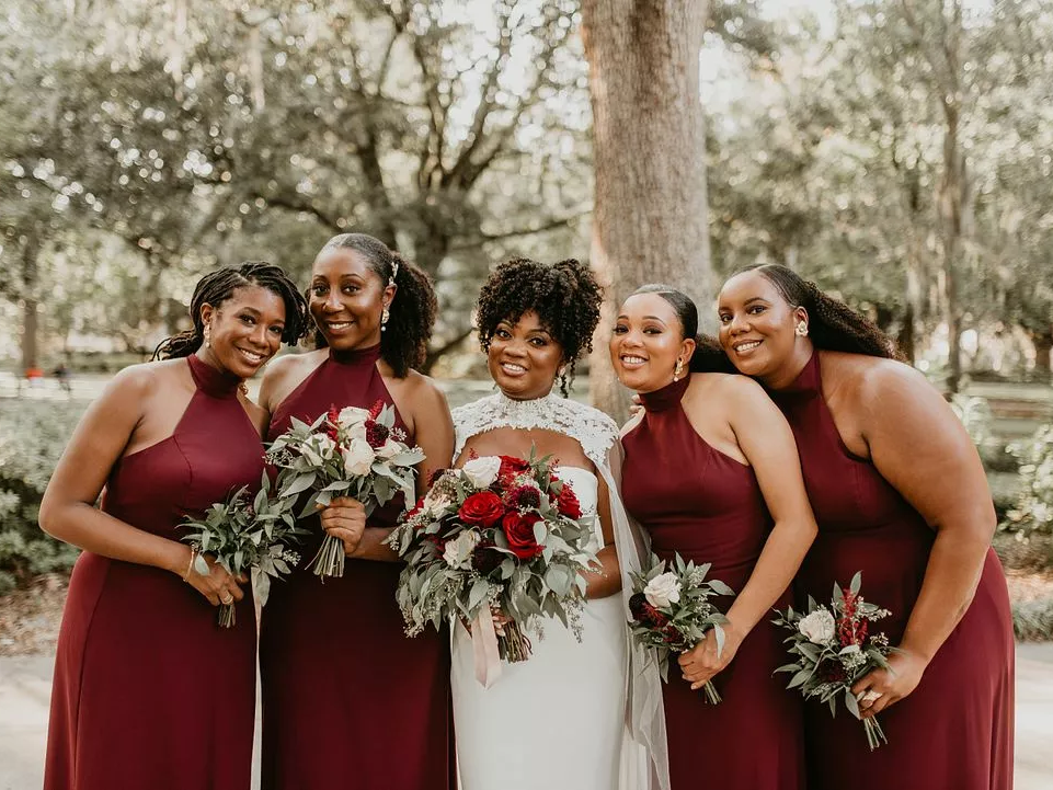 different bridesmaid dresses