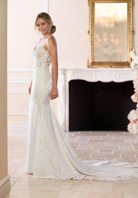 Stella York 6648 Fit-and-Flare Wedding Dress - 2