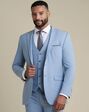BLACKTIE SAVOY Light Blue Wedding Suit Blue Tuxedo - thumbnail - 3