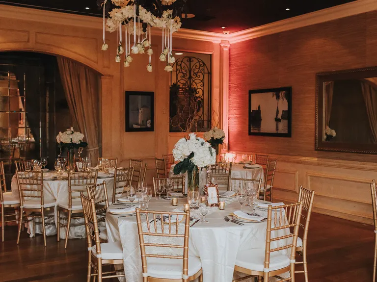 Indoor reception space at Estia Restaurant in philadelphia