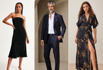Three fall wedding outfits