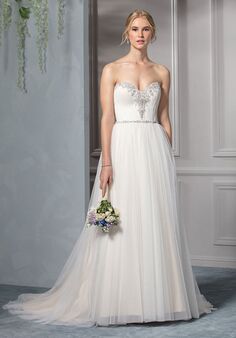 Beloved by Casablanca Bridal BL238 Sky A-Line Wedding Dress