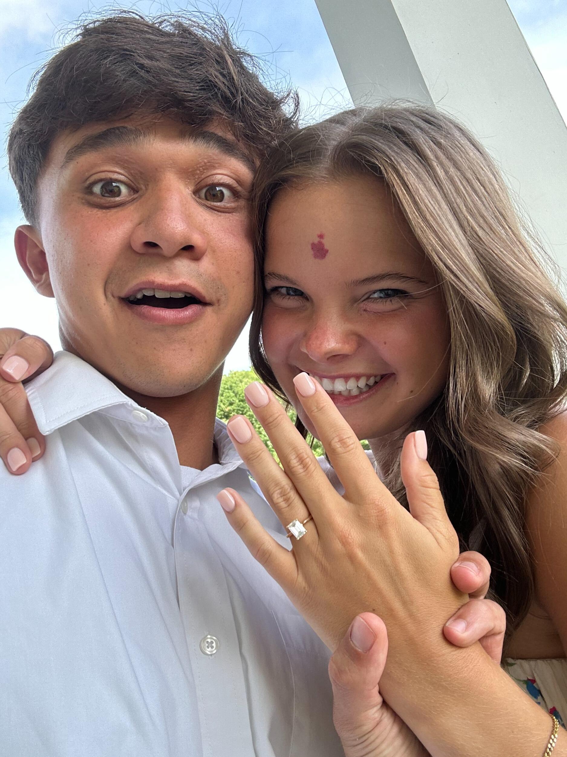 THE BIG DAY! (well the first one)
DJ asked and Liv said yes!! 
Truthfully so many details of this day could be shared but that would take up the whole page. Easiest explanation is that is was truly the Best. Day. Ever!