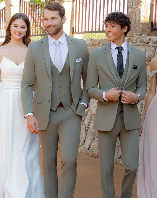BLACKTIE METRO Sage Wedding Suit Green Tuxedo - 6