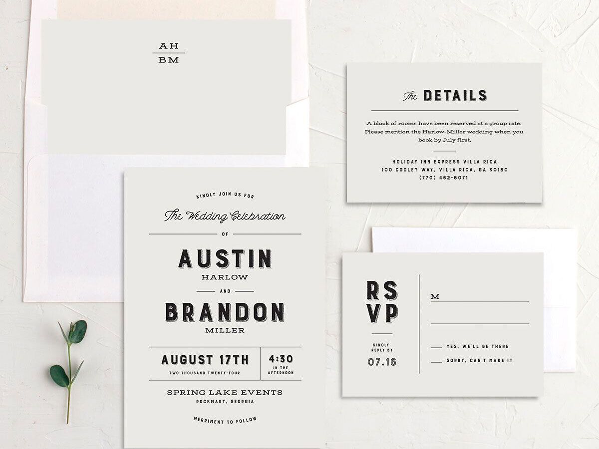 Everything You Should Include on Your Wedding Details Card