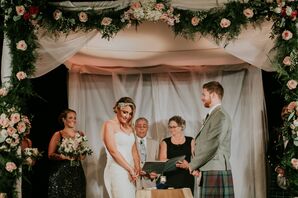 Romantic Ceremony Blending Celtic and Jewish Tradtitions