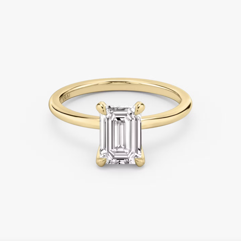 The Classic Emerald Engagement Ring
