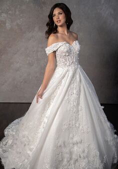 Essense of Australia D4112 Ball Gown Wedding Dress