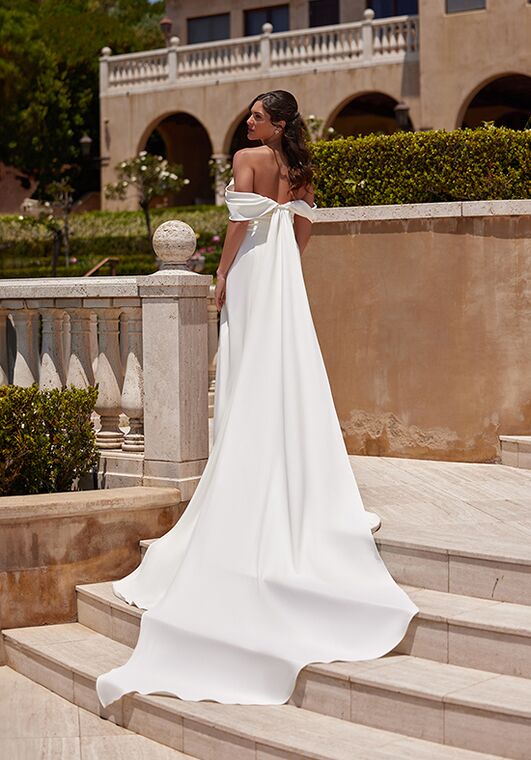 Moonlight Collection J6960 Mermaid and Trumpet Wedding Dress - 2