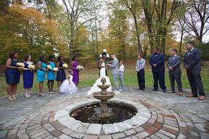 Nichole and Nick Backyard Wedding Ceremony
