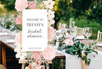 Bridal shower decorations and supplies