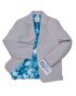 Little Tuxedos "Mason" Kids Light Grey Suit (5-Piece Set) Flower Girl Dress and Ring Bearer Outfit - thumbnail - 4