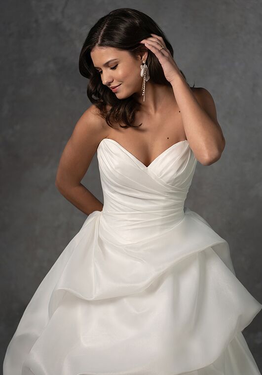 Essense of Australia D4296 Ball Gown Wedding Dress - 4