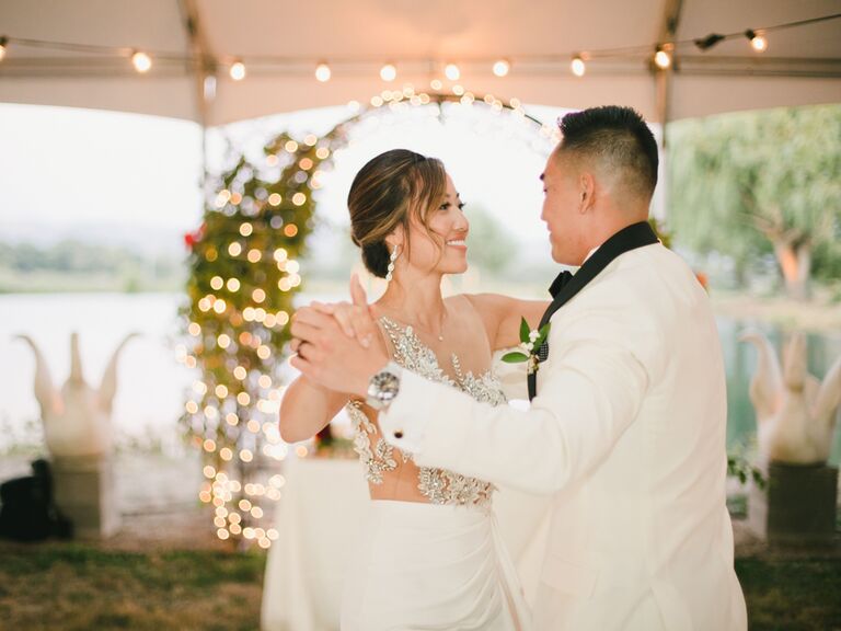 First dance at wedding reception