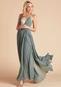 Birdy Grey Kaia Dress in Sea Glass V-Neck Bridesmaid Dress - thumbnail - 1